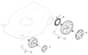 HW460 PD - 2010 - 299486823/AXL - Mountfield Rotary Mower Wheels Diagram