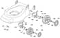 46 EL - 2007 - 29480663/CAL - Mountfield Rotary Mower Wheels Diagram