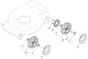 S464 PD - 2010-2013 - 299483043/M10 - Mountfield Rotary Mower Wheels Diagram