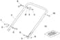 S420 HP - 2010-2011 - 294434023/M10 - Mountfield Rotary Mower Lower Handle Diagram