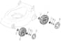 M430 HP - 2009 - 294434023/CAI - Mountfield Rotary Mower Wheels Diagram