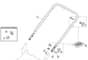 SP53 ELITE - 2021-2023 - 2L0536038/M21 - Mountfield Rotary Mower Lower Handle Diagram