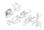 Stihl 038 Chain Tensioner, Carburetor Box Cover - P-Group