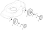 HP474 - 2007-2009 - 299174648/BQ - Mountfield Rotary Mower Wheels Diagram