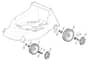 ML5590 PD - 2009 - 292155038/GI - Mountfield Rotary Mower Wheels Diagram