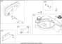 Hayter R48 - 447T (447T280T00001 - 447T280T99999) - Fuel Tank Assy B&S 126T05-1840-B1