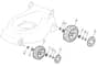 S421 HP - 2011-2012 - 294434043/M11 - Mountfield Rotary Mower Wheels Diagram