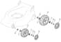 S460 PD - 2009 - 294485023/UM9 - Mountfield Rotary Mower Wheels Diagram