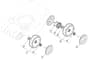 S461 PD - 2012-2014 - 295486043/M12 - Mountfield Rotary Mower Wheels Diagram