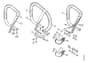 Stihl 044 W Handlebar, Heating Element - P-Group