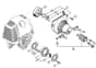 Genuine Stihl KM110 R / E - Clutch, Fan housing