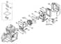 Genuine Stihl KA120 / F - Carburetor housing, Air filter