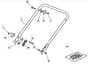 EL 46R PD - 2008 - 294485763/UM8 - Mountfield Rotary Mower Lower Handle Diagram