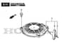 HP425 - 2019-2021 - 2L0431038/M19 - Mountfield Rotary Mower Recoil Starter Diagram