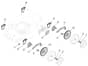 S42 HP Li - 2016 - 295431003/M16 - Mountfield Rotary Mower Height Adjusting Diagram