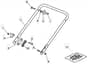 S460 PD - 2010 - 298506023/ADE - Mountfield Rotary Mower Lower Handle Diagram