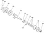 Qualcast Suffolk Punch 43S - F016L80405 - Drive Assembly
