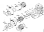 Genuine Stihl TS350 / F - Filter housing, Air filter