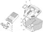M63 PD ES - 2007 - 292552543/MO7 - Mountfield Rotary Mower Grass Bag Diagram