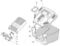 MB482 SH - 2005-2007 - 12-5604-92 - Mountfield Rotary Mower Grass Bag Diagram