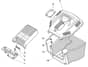MB532 SHV - 2005-2006 - 12-9604-90 - Mountfield Rotary Mower Grass Bag Diagram