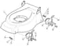 EL 4300 HP - 2010-2013 - 294430663/M08 - Mountfield Rotary Mower Height Adjusting Diagram