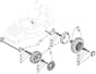 M4510 HP - 2009 - 292451043/M09 - Mountfield Rotary Mower Wheels Diagram