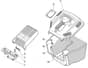 M61 PD - 2007 - 292552043/MO7 - Mountfield Rotary Mower Grass Bag Diagram