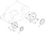 S481 HP - 2017-2018 - 294501043/M17 - Mountfield Rotary Mower Wheels Diagram