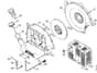 Genuine Stihl SR320 / E - Fan housing