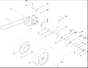 Hayter 21 Inch Heavy Duty - 455E (455E310000001 - 455E310999999) - Height-Of-Cut - Rear Wheel Assembly