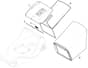 HP414 - 2011-2016 - 297411043/BQ - Mountfield Rotary Mower Grass Bag Diagram
