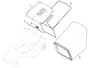 HP41 - 2021 - 297411043/MC - Mountfield Rotary Mower Grass Bag Diagram