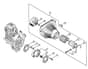 Genuine Stihl KM131 R / F - Clutch, Fan housing