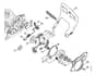 Stihl 036 Qs Clutch, Chain Brake - F-Group