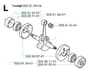 Husqvarna 235R - 2002-2006 - Crankshaft