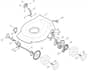 S460 PD - 2010 - 299482023/M10 - Mountfield Rotary Mower Deck Diagram