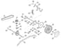 Genuine Stihl RM650.0 V / E - Shaft, Gear box