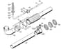 Genuine Stihl SR340 / H - Pleated hose, ULV nozzle