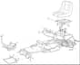 Hayter Heritage RS82H - 148D (148D260000001 - 148D260999999) - Seat Assembly