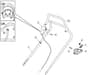 EL 4800 HP - 2012-2022 - 299480663/MTF - Mountfield Rotary Mower Upper Handle Diagram