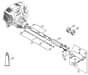Genuine Stihl KM131 R / J - Drive tube assembly