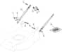 MLFI 53 TRHV - 2009 - 291593038/MFR - Mountfield Rotary Mower Lower Handle Diagram