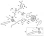 Genuine Stihl RMA448 1 TC / C - Chassis, height adjustment