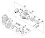 Genuine Stihl HT133 / F - Clutch, Fan housing