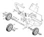 Genuine Stihl TS350 / N - Cutquik cart, Splash guard