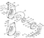 Genuine Stihl TS360 / D - Rewind starter (Pawl), Ignition system (Electronic)