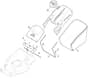 HW531 PD - 2022 - 294556043/M22 - Mountfield Rotary Mower Grass Bag Diagram
