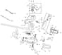 MHJ 2424 - 2017-2020 - 252900023/M14 - Mountfield Hedge Trimmer Housing Diagram