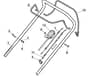 MOLEMASTER 46PD - 2015 - 299274648/M14 - Mountfield Rotary Mower Upper Handle Diagram